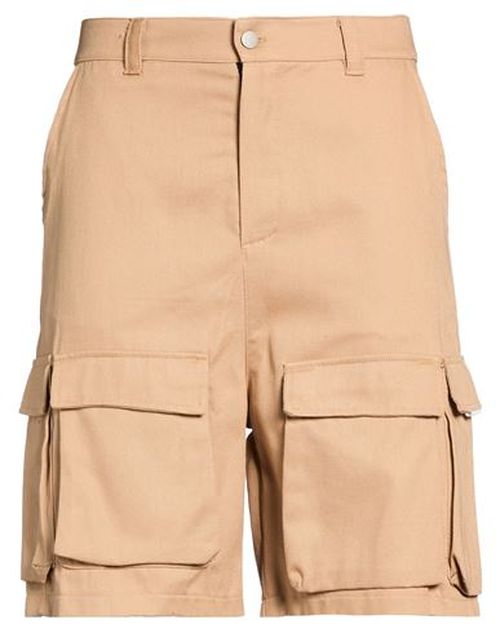 Man Shorts & Bermuda Shorts Camel Size L Cotton
