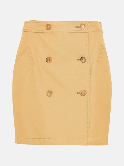 Beige Cotton Micaela Skirt