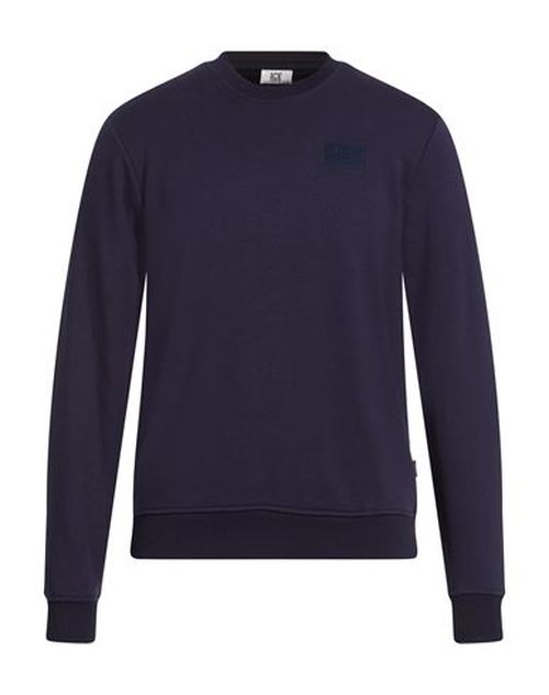Man Sweatshirt Navy Size L Cotton