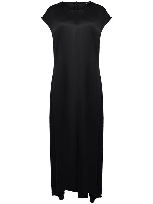 Sleeveless midi dress - Black