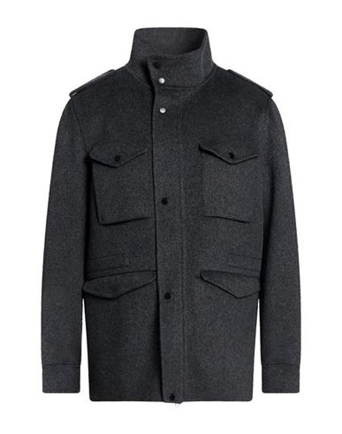 Paltò Fabbrica Man Jacket Charcoal Size 38 Wool, Nylon
