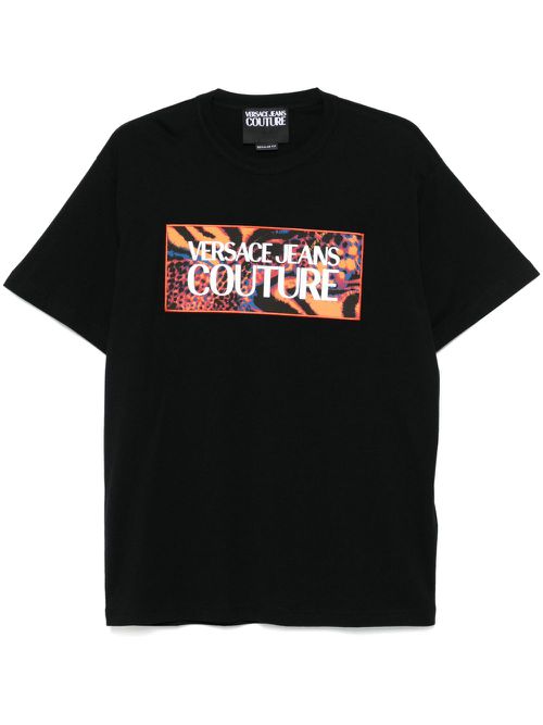 Logo-patch T-shirt - Black