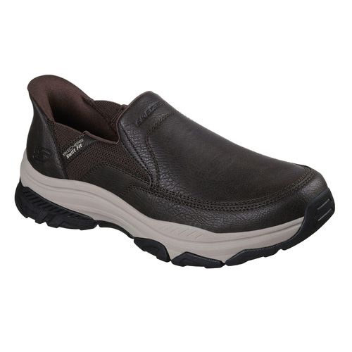 MEN'S SWIFT FIT SNEAKERS - BROWN 8W:-