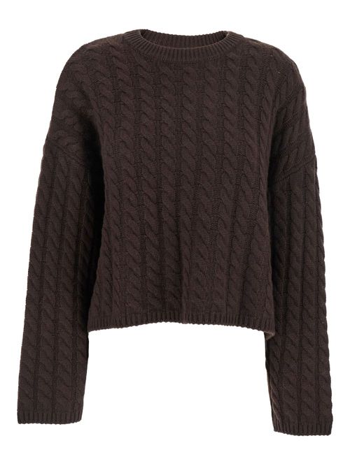 Soft Goat cashmere sweater - Brown