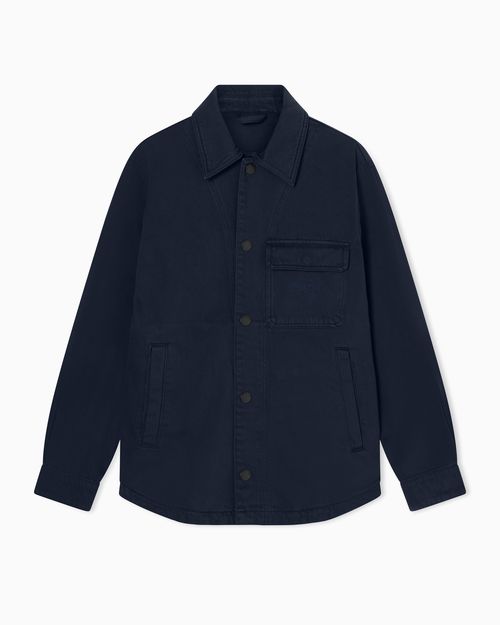 Cotton Bull Denim Blouson