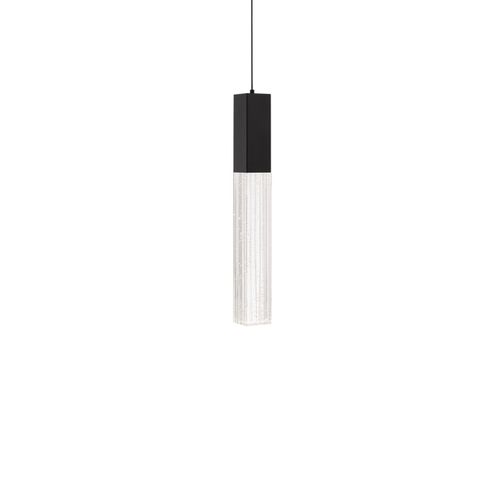Black LED Mini Pendant from the Cinema Collection
