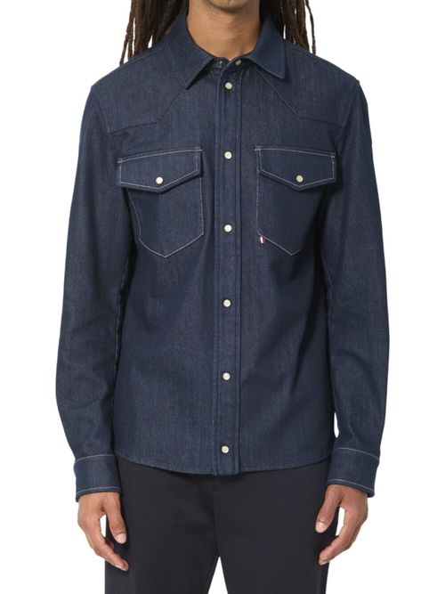 Blue Regular Solid Shirt