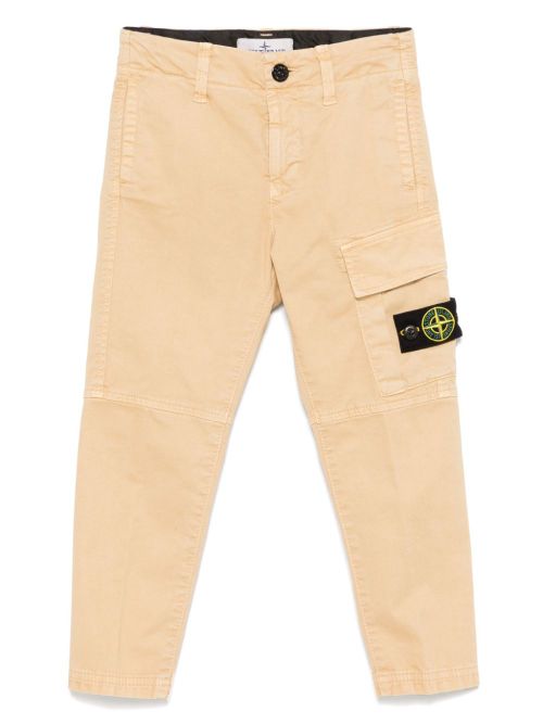 Twill-weave cargo pants - Neutrals