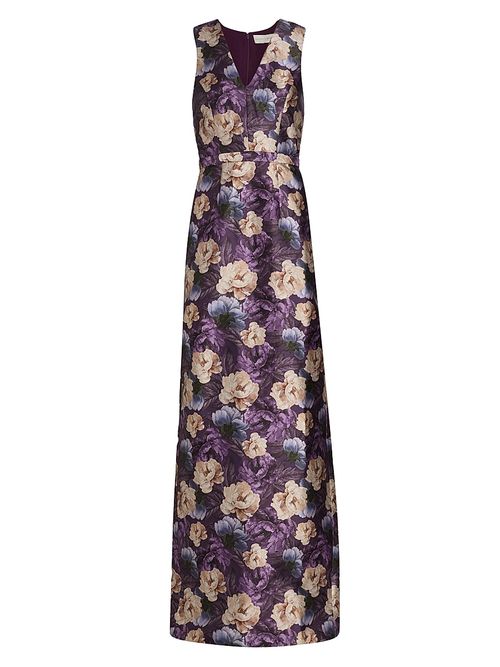 Women's Adellyn Floral Sleeveless Gown - Winter Peony