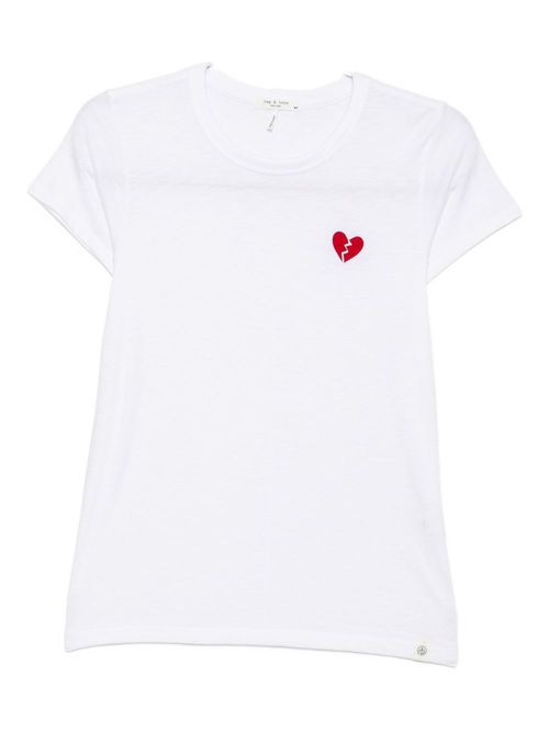Broken-heart T-shirt - White
