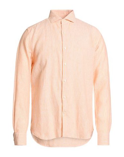 Man Shirt Orange Size 15 ½ Linen