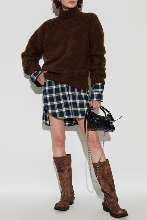 Dsquared2 Wool Turtleneck Sweater, Women's, Brown