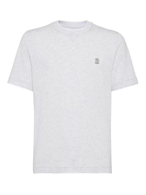 T-Shirt With Faux-Layering