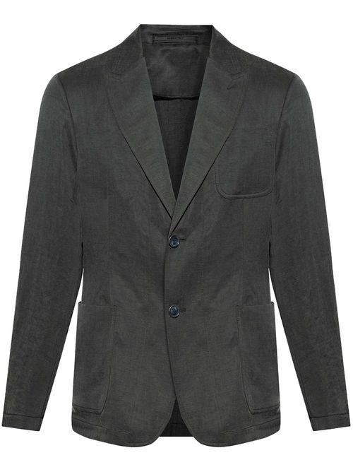 Single-breasted blazer - Black