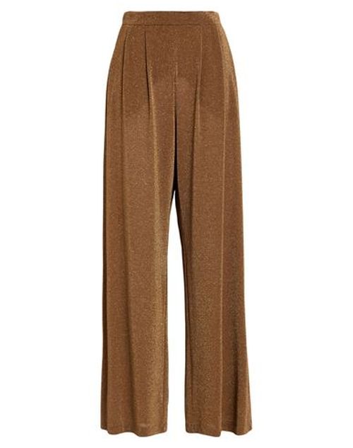 Momoní Woman Pants Khaki Size 10 Polyester, Viscose, Polyamide, Metallic Polyester, Elastane