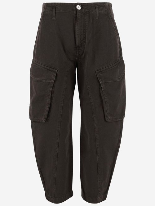 Cotton Denim Cargo Jeans