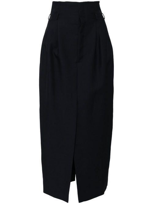 High waist pencil skirt - Blue