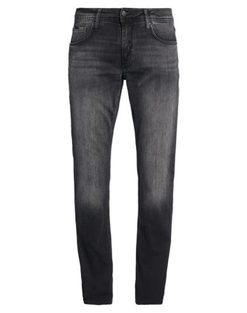 Man Jeans Black Size 31 Cotton, Elastane