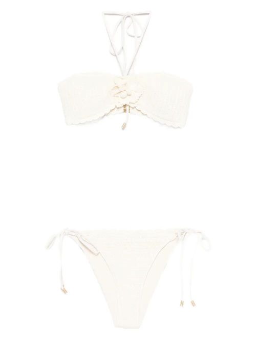 `Awaken Crochet` Flower Bikini