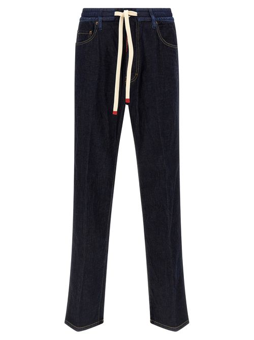 Crinkled Effect Jeans
