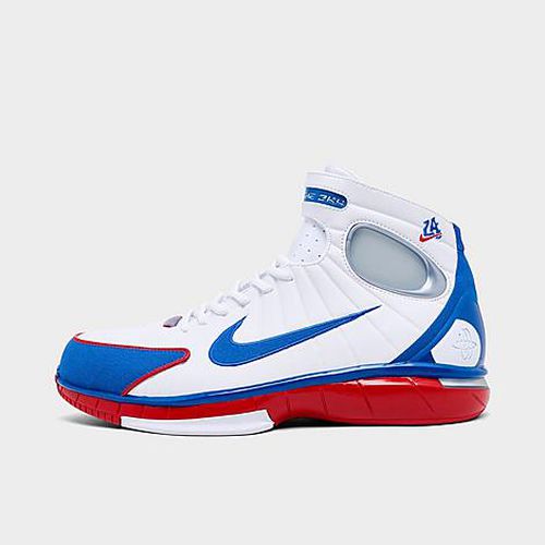 Men's Air Zoom Huarache 2K4 SE All-Star Basketball Shoes in White/Varsity Royal/Varsity Red
