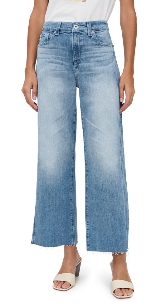 Saige Wide Leg Crop Jeans Rosarito