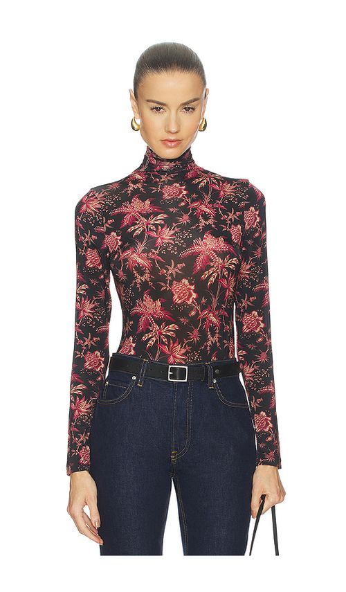 Ulla Johnson Aurelia Turtleneck Top in Black. L. Also in XS, S