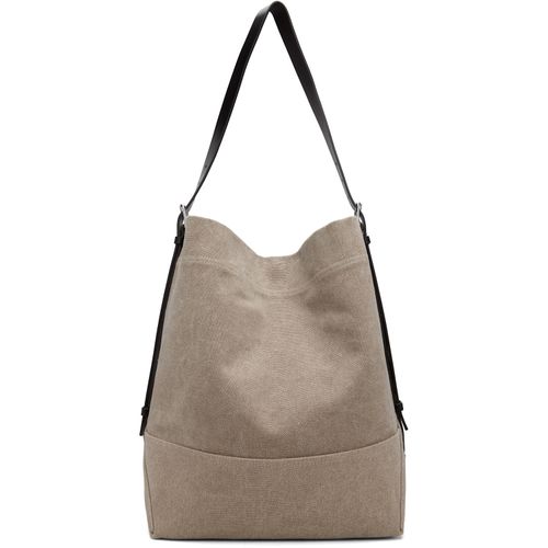 Beige Belted Tote