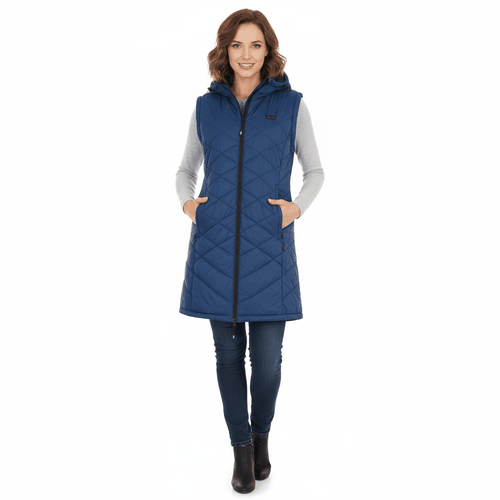 Helios Hybrid Women's Heated Versatile 2 N 1 Coat Vest With Powerbank