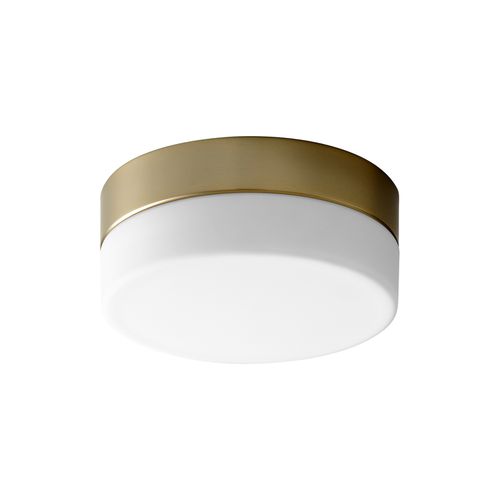 Aged Brass LED Ceiling Mount from the Zuri Collection
