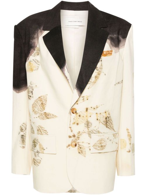Natural-dye blazer - Neutrals