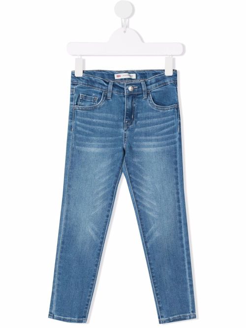 Mid-rise skinny jeans - Blue