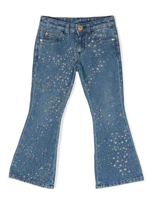 Star-Print Jeans