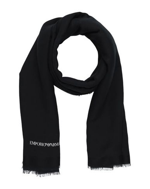 Emporio Armani Man Scarf Black Size 