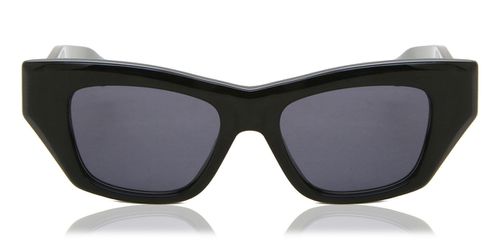 Azzedine Alaia AA0074S 001 Women's Sunglasses Black Size 50