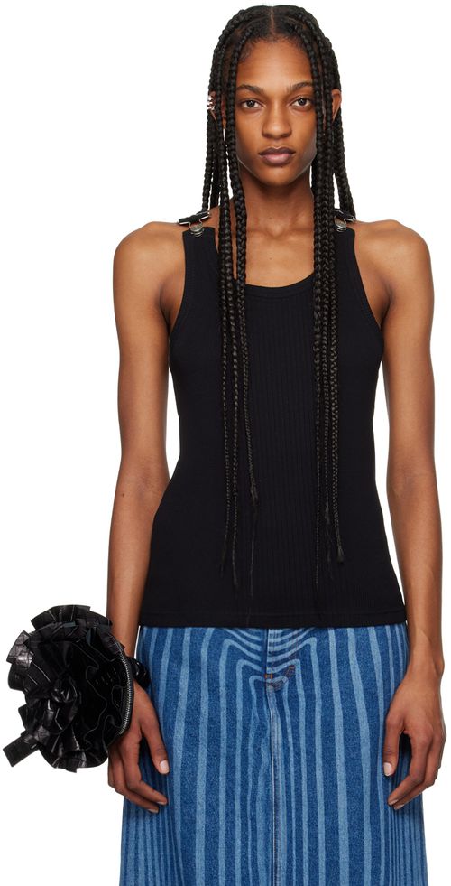 Jean Paul Gaultier Black 'The Straps' Tank Top