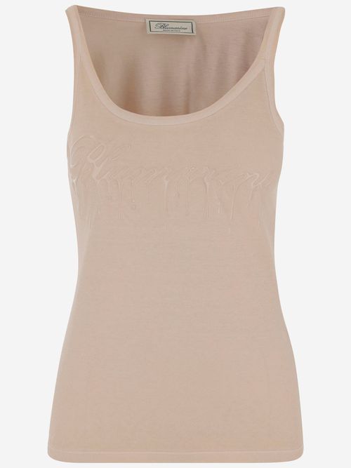 Jersey Top With Cast-effect Logo