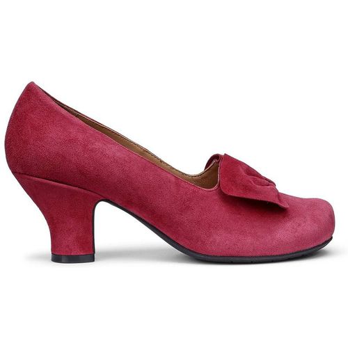 Hotter Wide Fit 'donna' Heels In Bright Pink