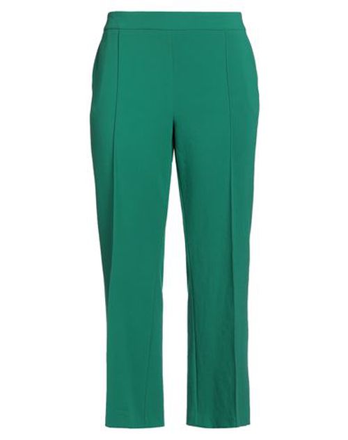 Woman Pants Green Size 12 Polyester, Viscose, Elastane