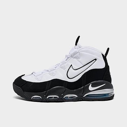 Men's Air Max Uptempo Basketball Shoes in White/White