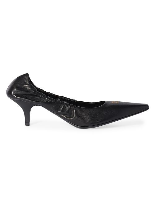 Women's Nappa Leather Pumps - Black