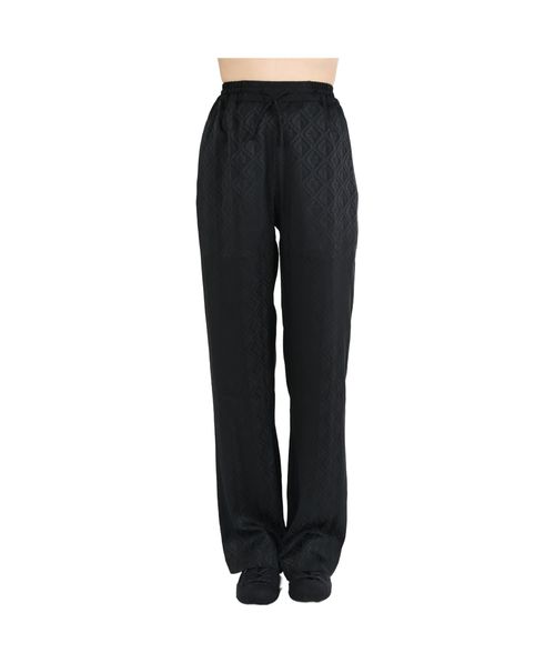 Elastic lace casual pants