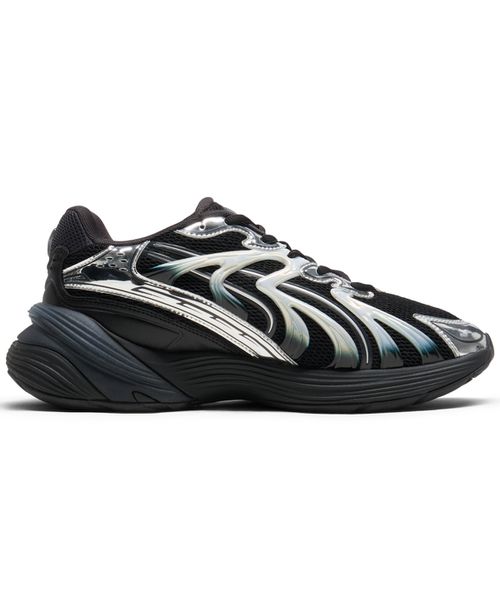 Men's Inverse Chrome Running Sneakers from Finish Line - Black/Chrome
