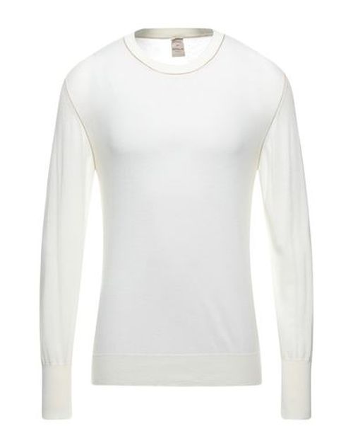 Platinum Man Sweater Ivory Size S Wool