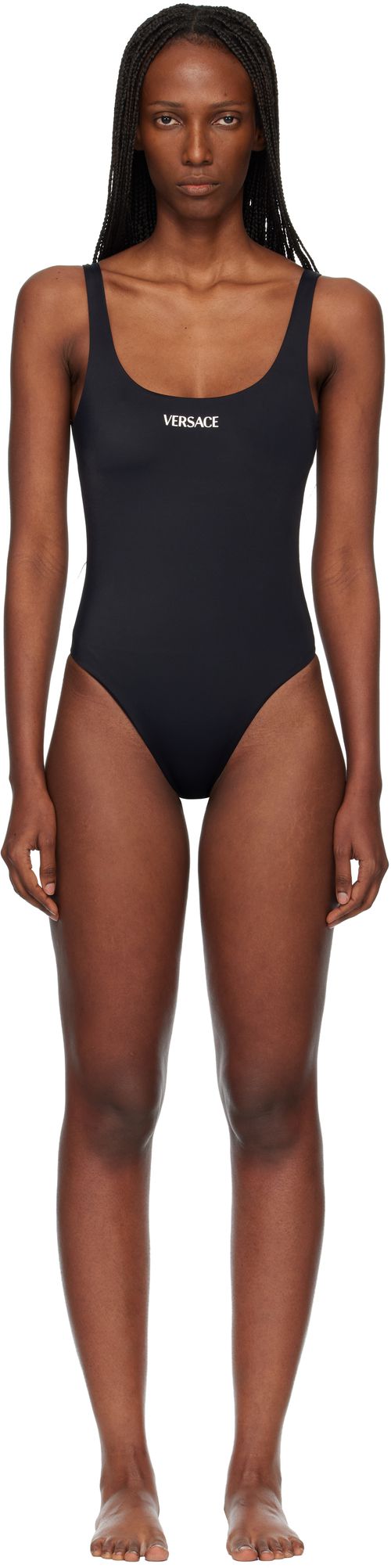 Black One-Piece Swimsuit