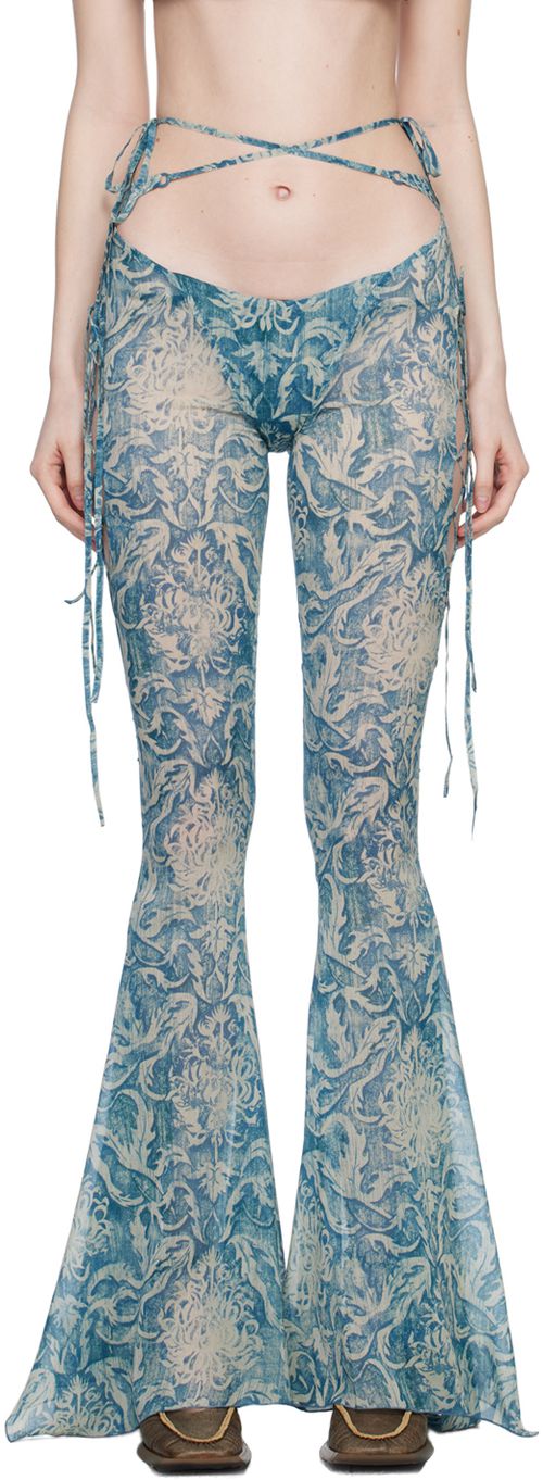 Blue Glimmer Slacks