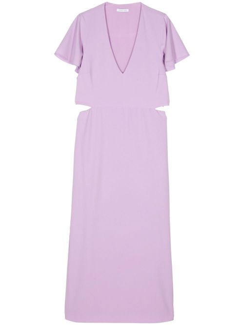 Cut-out midi dress - Purple