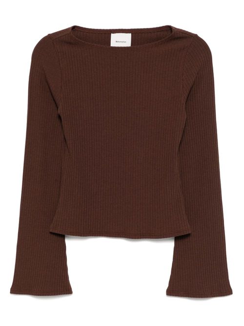 Reformation Millet knit-top - Brown