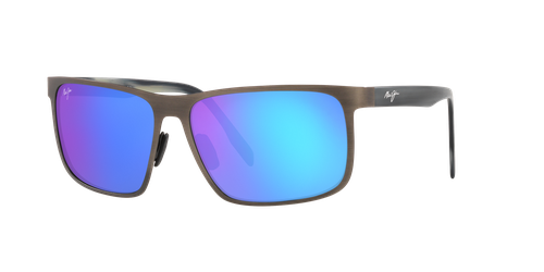 Maui Jim Man Sunglass Wana -  Frame color: Black Matte, Lens color: Neutral Grey Polarized