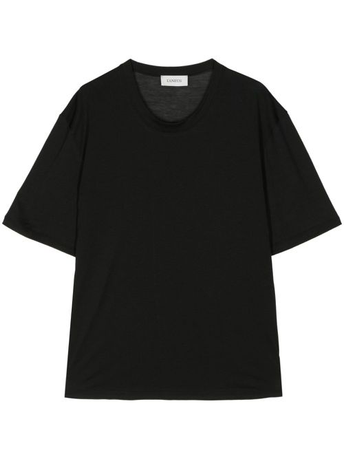 Short-sleeve cotton T-shirt - Black
